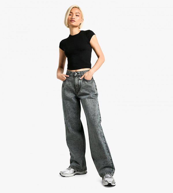 boohoo  Jeans - Grey Boyfriend jeans