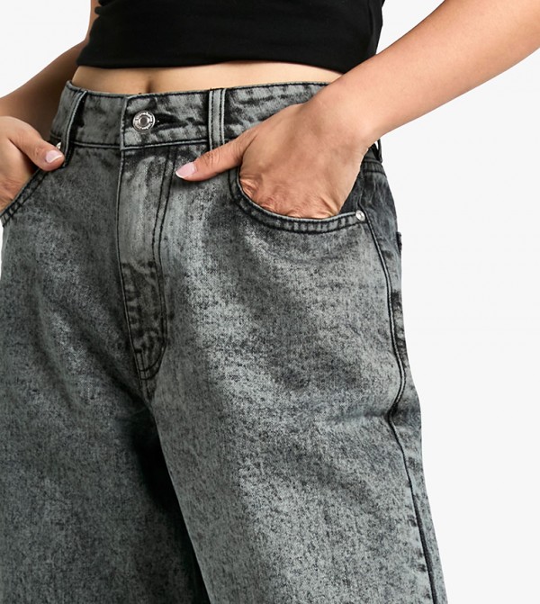 boohoo  Jeans - Grey Boyfriend jeans