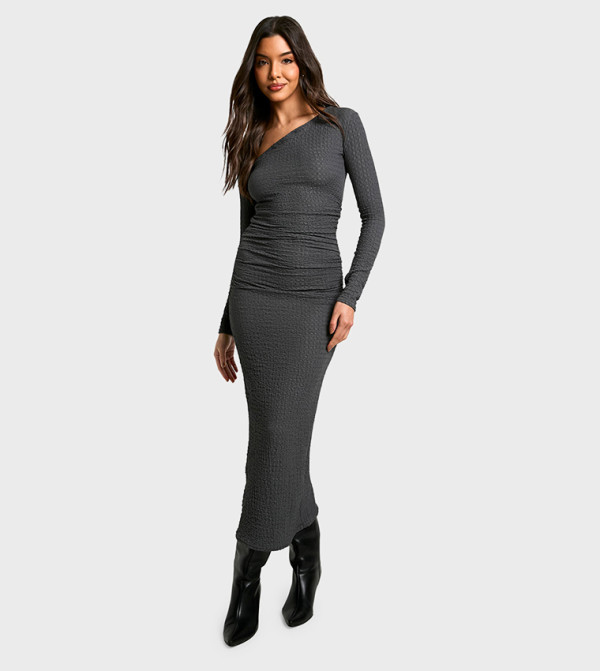 boohoo  Clothing - Grey Casual Dresses