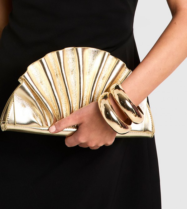 boohoo - Outlet  - Gold Clutches