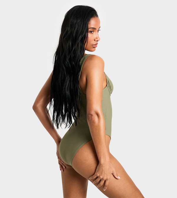 بوهو  - كاكي Swimsuit
