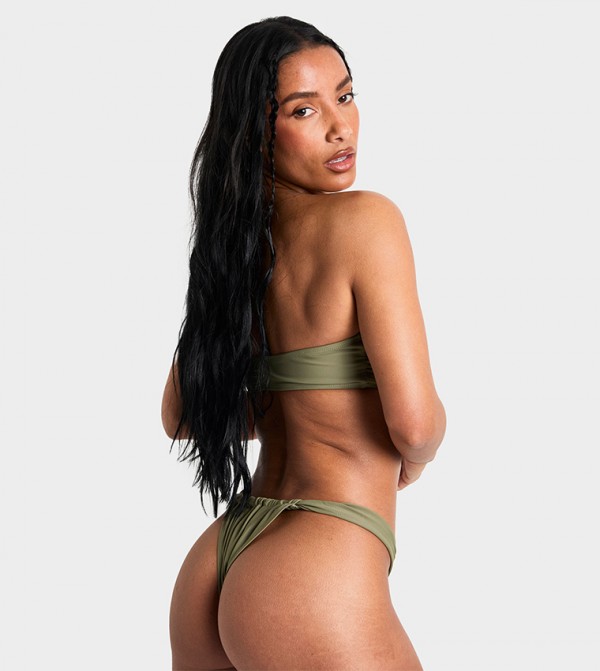 بوهو توب بكيني - كاكي Bikini Tops