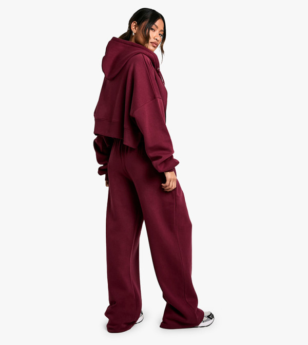 boohoo  Clothing Sets - Burgundy Co-Ord Set