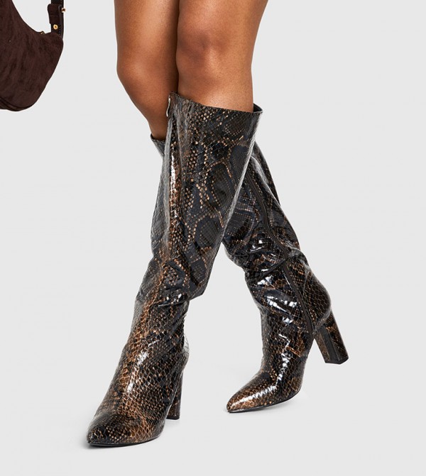 بوهو  أبوات - متعدد Knee length Boots