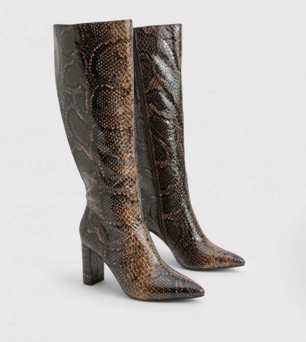 بوهو  أبوات - متعدد Knee length Boots