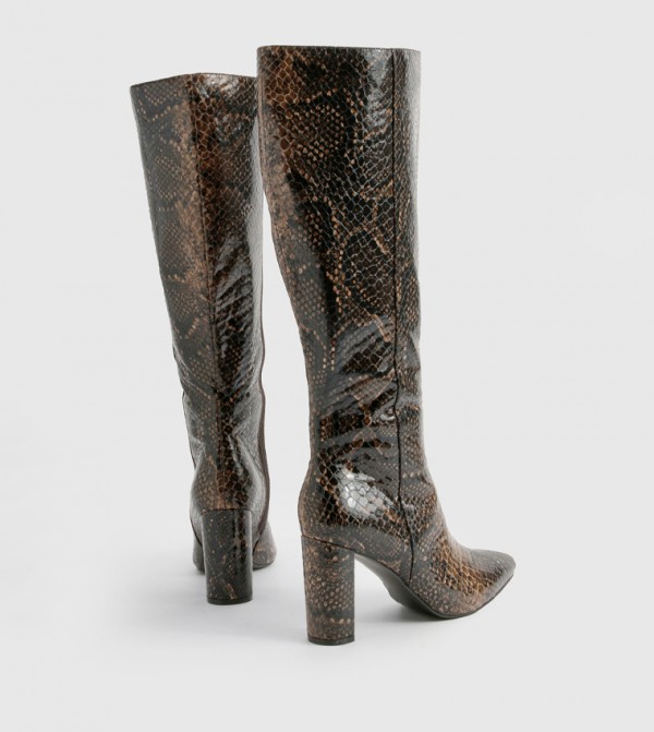 بوهو  أبوات - متعدد Knee length Boots