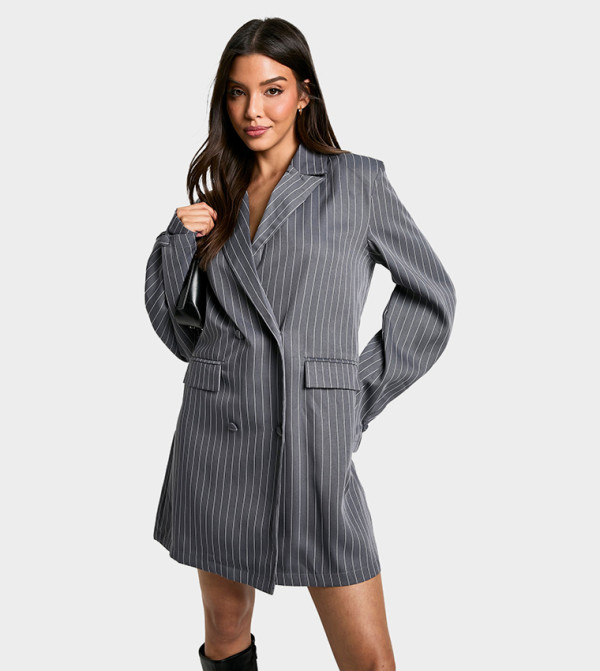 boohoo  - Grey Mini Dresses