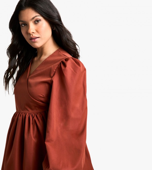 boohoo  Maternity Clothing - Brown Dresses