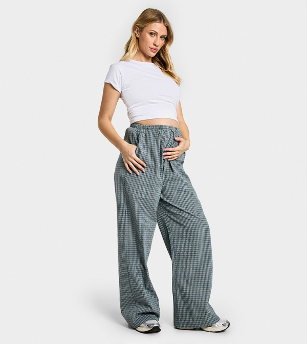 بوهو - اوتليت  ملابس حوامل - كحلي سراويل و ليقنز