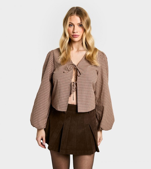 بوهو  ملابس حوامل - بني  Tops & T-shirts