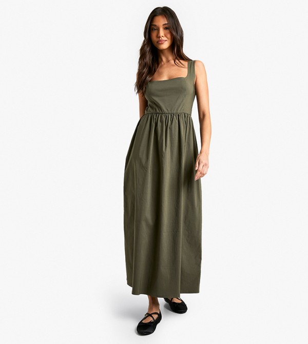 boohoo  Dresses - Khaki Casual Dresses