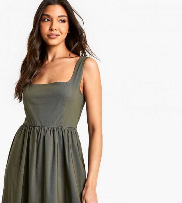 boohoo  Dresses - Khaki Casual Dresses