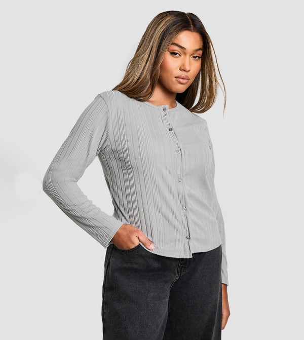 boohoo  Sweaters & Cardigans - Grey Sweaters & Cardigans
