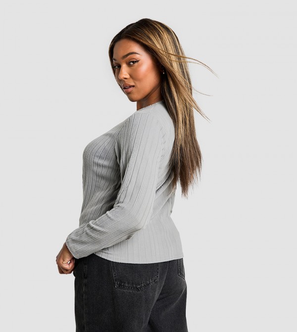 boohoo  Sweaters & Cardigans - Grey Sweaters & Cardigans