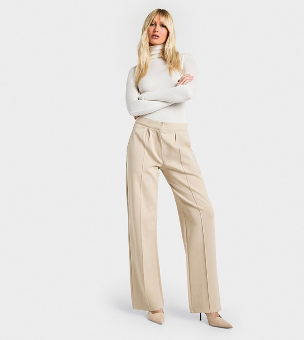 boohoo boohoo - Beige Casual Pants