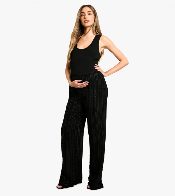 boohoo  Maternity Clothing - Black Pants & Leggings