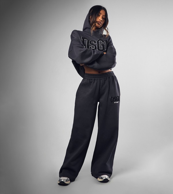 boohoo  Pants & Leggings - Grey Sweatpants
