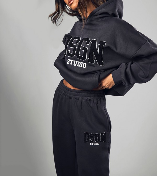 boohoo  Pants & Leggings - Grey Sweatpants