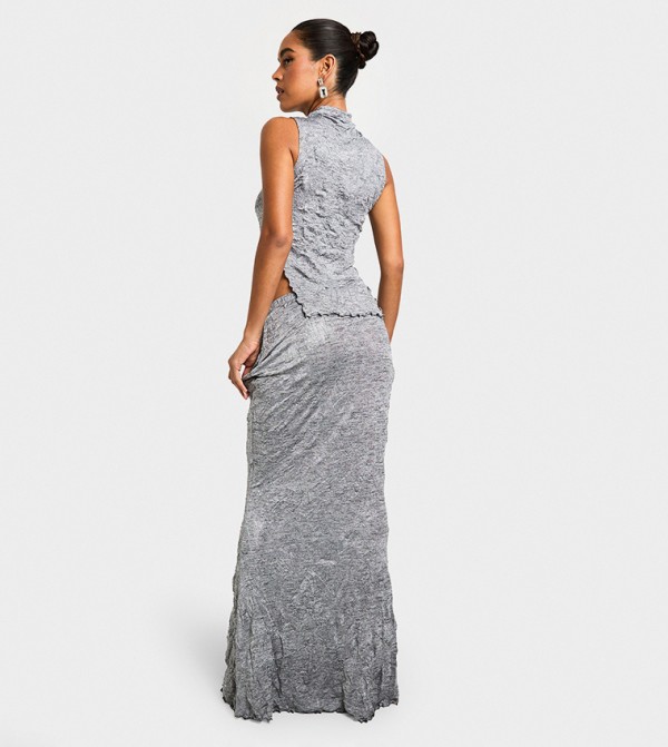 boohoo  Skirts - Grey Maxi Skirts