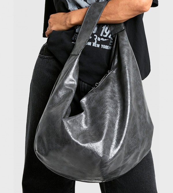 boohoo - Outlet  - Dark Grey Tote Bags