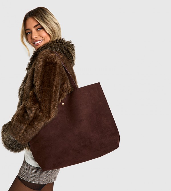 boohoo - Outlet  - Brown Tote Bags