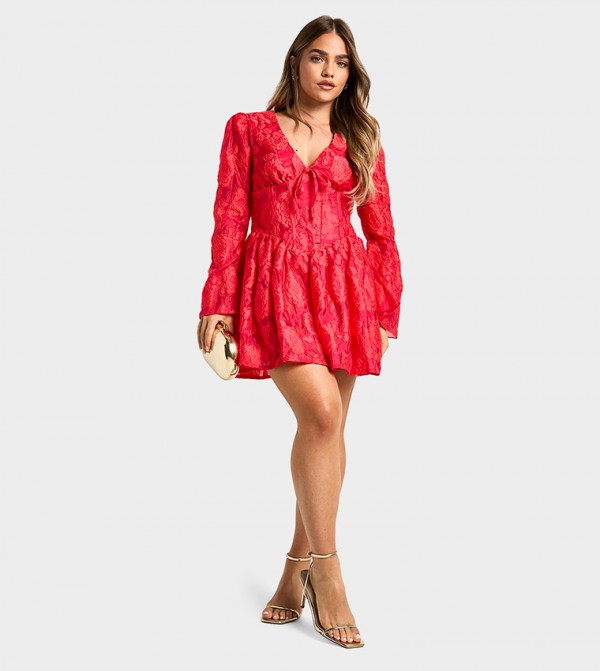boohoo  - Red Mini Dresses