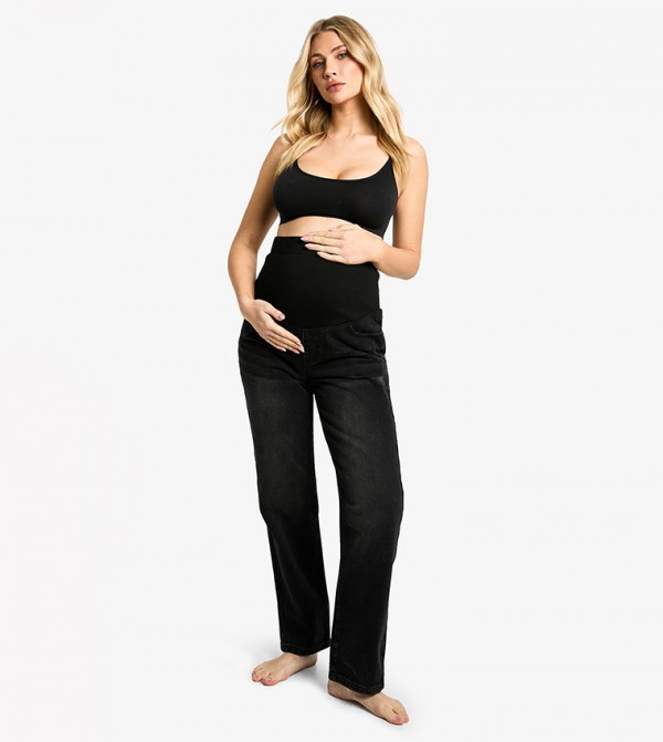 boohoo  Maternity Clothing - Black Jeans
