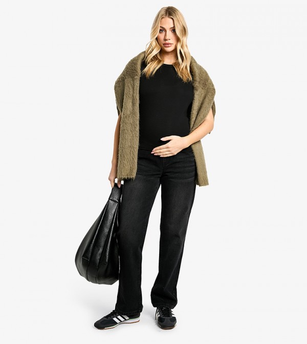 boohoo  Maternity Clothing - Black Jeans