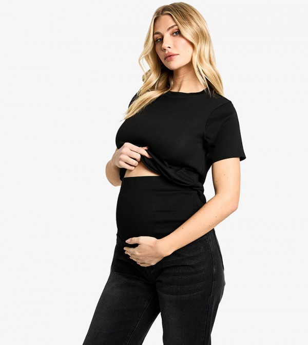 boohoo  Maternity Clothing - Black Jeans