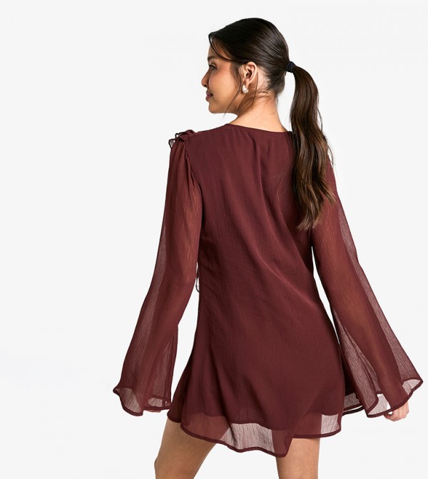 boohoo  style-edit-go - Brown Casual Dresses