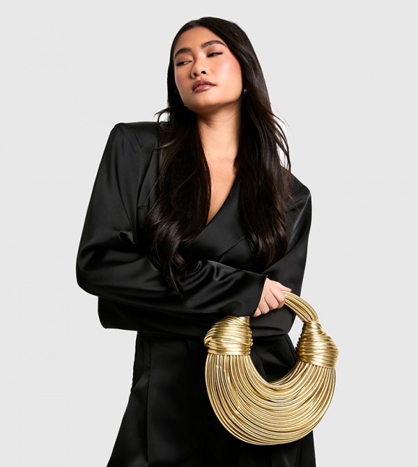 boohoo - Outlet  - Gold Handheld Bags