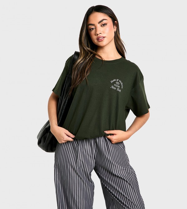 boohoo  - Green Casual T-Shirts