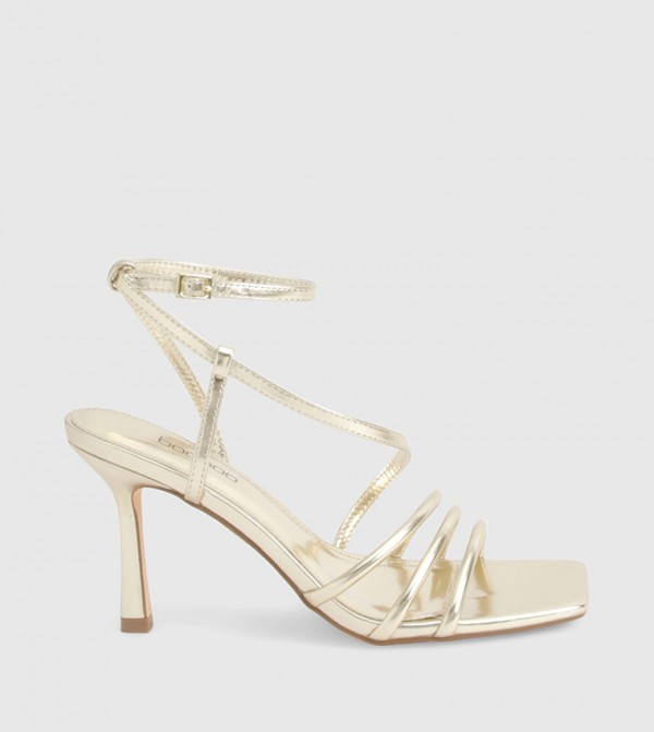 boohoo boohoo - Gold Heels