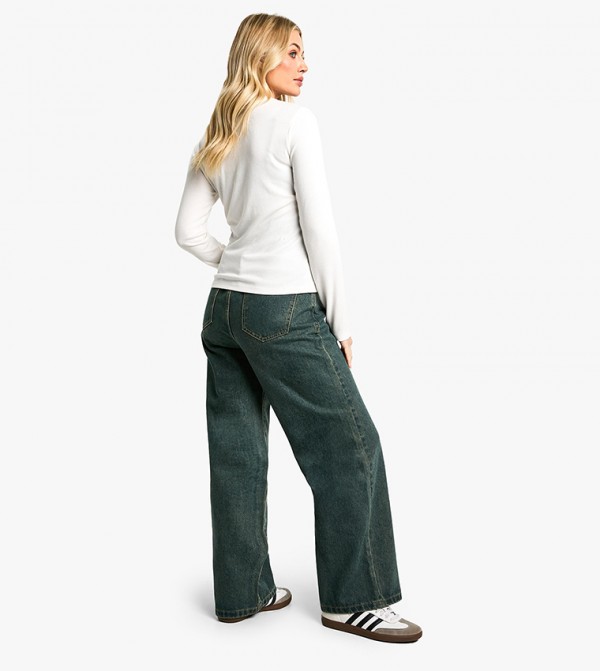boohoo  Maternity Clothing - Navy Jeans
