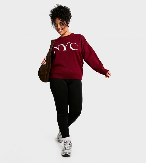 boohoo  Sweaters & Cardigans - Red Sweaters & Cardigans