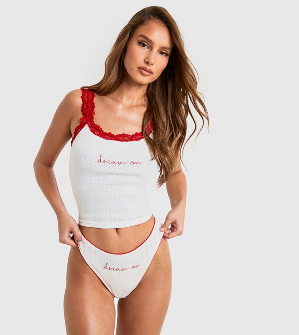boohoo  Lingerie Sets - White Lingerie Sets