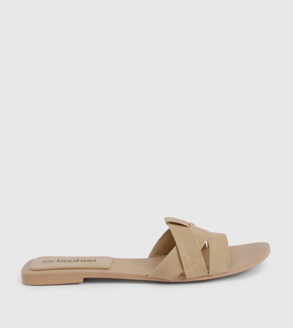 boohoo boohoo - Beige Flat Sandals