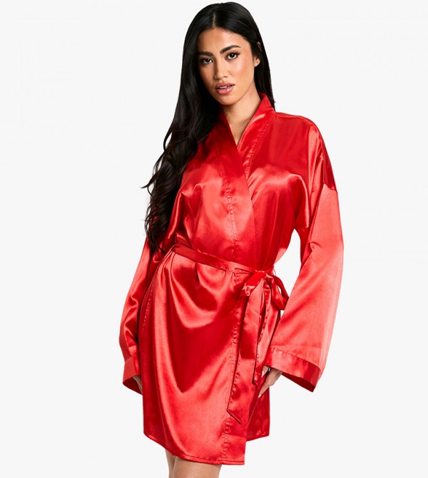 بوهو  - أحمر Night Robes & Kimonos