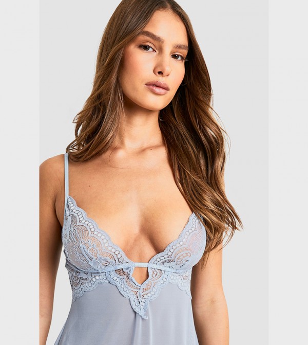 boohoo Lingerie - Blue Babydolls & Bodysuits
