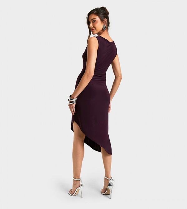 boohoo  Dresses - Purple Midi Dresses