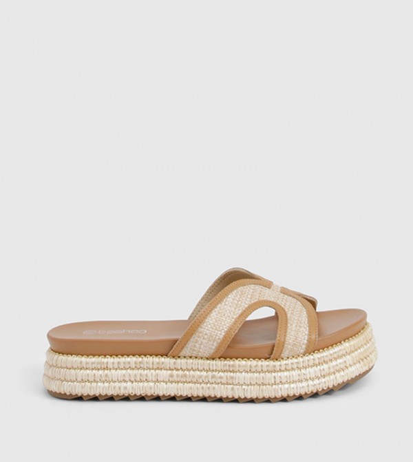 boohoo - Outlet  - Brown Slides