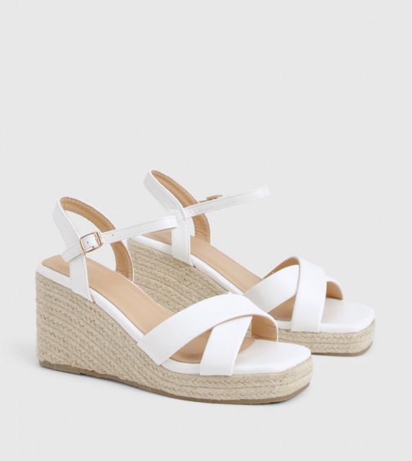 boohoo - Outlet  - White Wedges