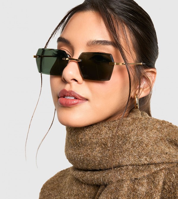 boohoo  Sunglasses - Gold undefined