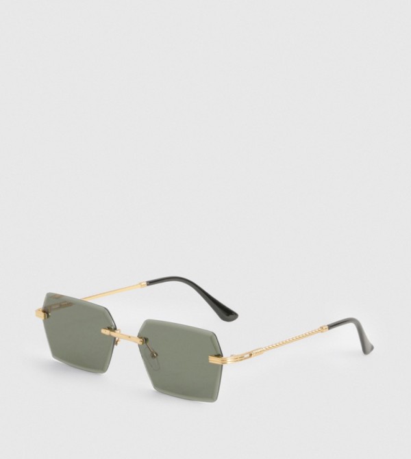 boohoo  Sunglasses - Gold undefined