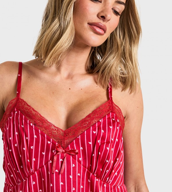 بوهو  ملابس نوم - أحمر Pyjama Set