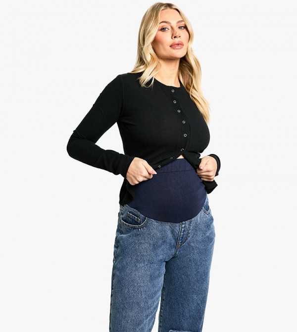 بوهو ملابس حوامل - أزرق جينز