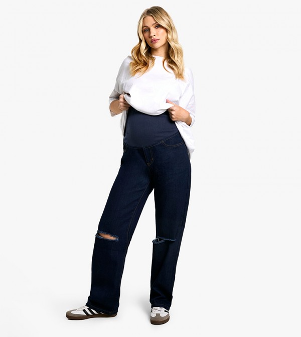 boohoo  Maternity Clothing - Indigo Jeans