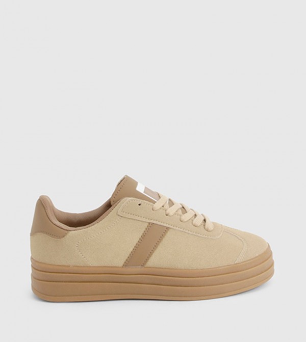 boohoo boohoo - Taupe Low Top