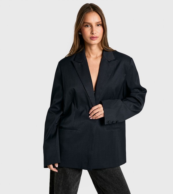 بوهو ملابس - كحلي بليزرات