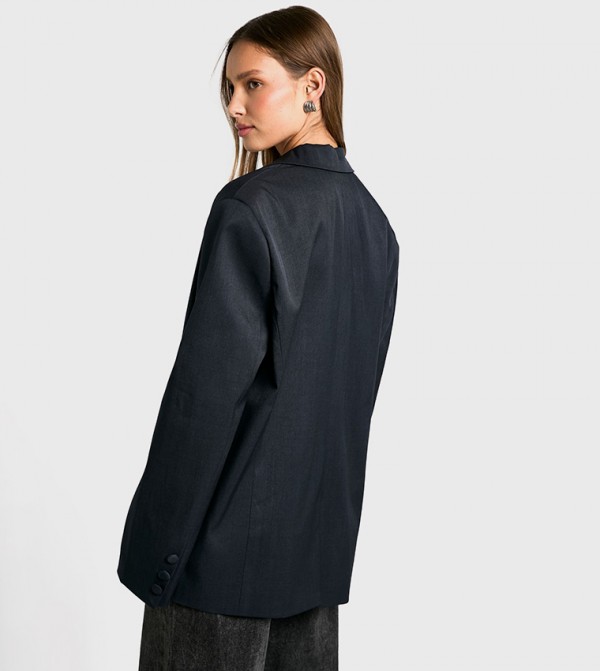 بوهو ملابس - كحلي بليزرات